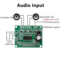Module amplificateur audio CS8655E 15W+15W, carte décodeur MP3, amplificateur de son stéréo, module de décodage, DC 7V-16V pour le bricolage