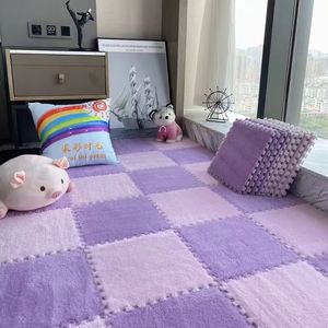 Alfombra Cálida para Interiores, Alfombra Protectora para Bebés y Niños, Alfombra para Área de Juegos, Alfombra para Oficina, Alfombra para Sala de Estar, Alfombra Cuadrada con Borde Grueso - Product Image 3