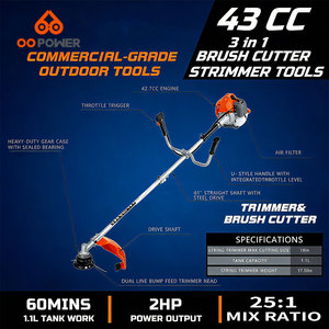 <span class=keywords><strong>Desbrozadora</strong></span> de <span class=keywords><strong>Gasolina</strong></span> de 2 <span class=keywords><strong>Tiempos</strong></span> HUSTIL de Alta Eficiencia, 43cc/52cc - Product Image 1
