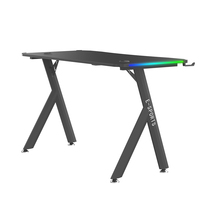 Beisijie - Ordinateur de jeu en gros à prix abordable - Table de jeu pour chambre à coucher - Bureau de jeu avec éclairage RGB - Utilisation à domicile ou au bureau