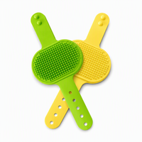 Outil de toilettage et de grattage pour chat en silicone, masseur d'angle mural, peigne à sangle pour pieds de table, griffoir pour chaton, fournitures pour animaux de compagnie