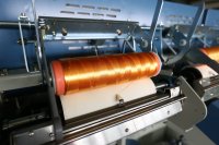 Machine de torsion textile à grande vitesse Tfo deux pour un pour fibres chimiques et fils de coton