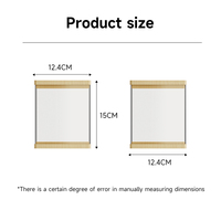 Boîte de présentation personnalisée moderne en acrylique transparent poli pour objets de collection, jouets, cosmétiques, chaussures, sacs à main, rangement domestique, haut-parleur sans fil