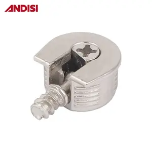 20mm Thread Cam Lock Zinc Alloy mini fix Shelf Support Holder furniture connector