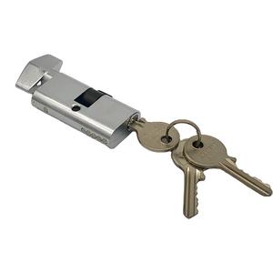 Due camme con senza manopola cilindro serratura Euro serratura da infilare cilindro ovale - Product Image 1