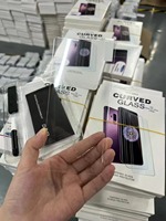 Protection d'écran en verre trempé liquide 3D incurvé avec lampe UV, colle intégrale, dureté 9H pour Samsung Galaxy S23 S22 Plus S24 Ultra