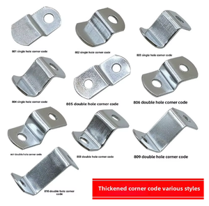 Robuste universel en forme de Z fer argent connecteur Triangle coin orthèse photo panneau bois <span class=keywords><strong>cadre</strong></span> support <span class=keywords><strong>attache</strong></span> - Product Image 5