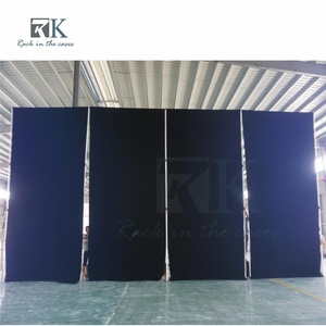 Sistema de Cortinas de Aluminio con Soporte para Tubos y Cortinas, Kit de Fondo de Tela Negra Desmontable, Precio de Fábrica - Product Image 2