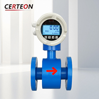 Medidor de Caudal Electromagnetico Industrial DN10-DN50 Diseno en Linea Inteligente 4-20mA RS485 Alta Precision Medidor de Cauda