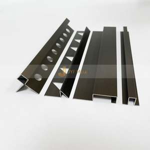 Perfil protector de acero inoxidable 304/316 LL304 para ducha, cocina, azulejos, bordes y esquinas, en forma de triángulo negro. - Product Image 2