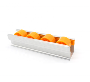 Nhiệm vụ nặng nề kho nhựa Kệ Giá con lăn Skate bánh xe cho kệ lưu trữ/dòng chảy con lăn đường sắt theo dõi - Product Image 4