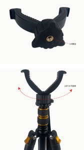 Phụ kiện săn bắn có thể điều chỉnh 1,6 triệu, xoay 360 độ °   Chân máy ảnh hình chữ V xoay đa năng, gậy chụp ảnh, chân máy ba chân săn bắn - Product Image 6