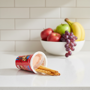 Fabricant de Snacks pour enfants, emballage personnalisé mignon bâton Biscuits trempage Sauce au chocolat Mini tasse de Snacks fraise confiture doigt Biscuits - Product Image 2