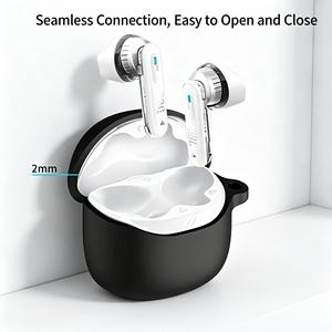 Étui pour écouteurs <span class=keywords><strong>JBL</strong></span> TUNE <span class=keywords><strong>FLEX</strong></span> 2, housse de protection étanche et résistante aux chocs en TPU pour écouteurs <span class=keywords><strong>JBL</strong></span> TWS avec crochet - Product Image 3