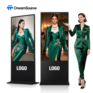 Écran d'affichage numérique LED sur pied DreamSource 75 pouces, résolution 4K, verre anti-reflet, lecteur publicitaire pour la vente au détail - Product Image 1