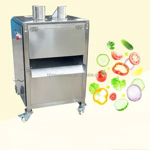 Commercial Stainless Steel Electric Fruit Turnips Slicing Banana Onion Potato Ginger Eggplant Cutter Vegetable Slicer Machine