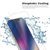 Film de protection d'écran en verre trempé transparent anti-rayures 2.5D pour iPhone 16 15 14 13 12 11 Pro Max