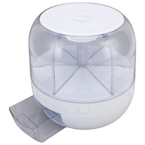 Contenedor Hermético para Almacenamiento de Alimentos, Dispensador de Granos de 360 Grados con Preservación de Frescura, Blanco, Capacidad de 3-6L para Uso en la Cocina - Product Image 6