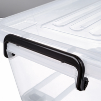Emballage de boîte de rangement pour ménage 5l, boîte de rangement transparente en plastique à vendre