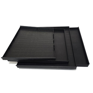 Black Anti Static Square <b>Tray</b> Extra <b>Large</b> <b>Plastic</b> ESD Parts Storage Industrial Use - Product Image 1