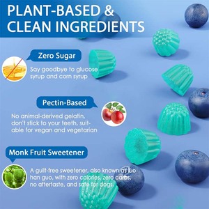 Fabricante de fábrica Multivitamin Gummies Mens Metilated Vitamins <span class=keywords><strong>Brain</strong></span> Bone & Muscle Function Gummies veganas sin azúcar - Product Image 6