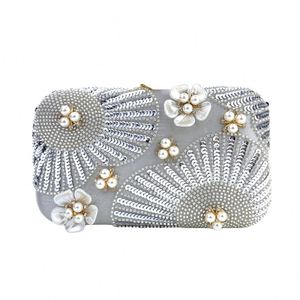 Bolso de mano de noche para mujer, nuevo diseño 2025, elegante bolso de fiesta inspirado en Sabyasachi, bolso de novia de lujo. - Product Image 4