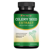 Capsules d'extrait de graines de céleri - Favorise la santé des articulations, le métabolisme de l'acide urique et la fonction vasculaire - Complément alimentaire