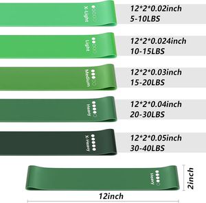 Affordable <b>Exercise</b> Latex Mini Loop <b>Bands</b> for Training and Weight Loss - Product Image 2