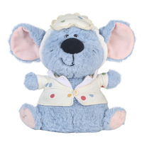 Peluche Souris Adhésive Zhuoqus Slow Town, Coussin Compagnon Unisexe en Polyester et Coton PP, 31-50cm, Cadeau d'Anniversaire Idéal 14+