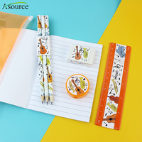 Ensemble de papeterie scolaire personnalisé avec design musical, ensemble cadeau de papeterie