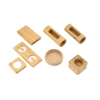 Pièces en bois CNC de haute qualité, fraisage, tournage, tournage sur tour, pièces en bois massif personnalisées, bloc rond, cube, carré, prototype