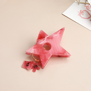 Grande pince à cheveux en forme d'étoile, couleur personnalisée, pour filles et femmes, accessoires pour cheveux - Product Image 5