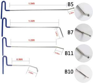 Set di aste per la rimozione automatica di ammaccature strumenti per <span class=keywords><strong>Kit</strong></span> di riparazione danni alla <span class=keywords><strong>grandine</strong></span> per estrattore di ammaccature per Auto - Product Image 3