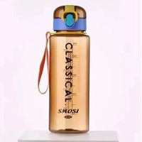 Botella de agua de plástico para viaje, termo deportivo para exteriores
