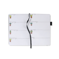 2026 impression personnalisée journal intime balle pointillé Journal grille journal quotidien couverture en cuir école affaires Agenda planificateur
