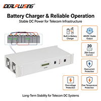 Redresseur télécom 220 V CA vers 48 V CC 20 A avec chargeur de batterie pour systèmes d'alimentation télécom