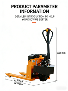 מלגזה הידראולית חדשה במשקל 3 טון, מלגזת משטחים הידראולית, מלגזה טלסקופית, עגלת הובלה הידראולית - Product Image 2