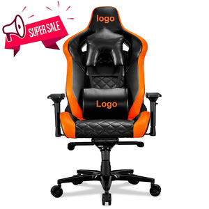 4D扶手装甲聚氨酯人体工程学行政转椅现代豪华办公椅，经典皮革游戏 - Product Image 1