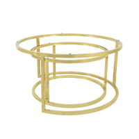 Table d'extrémité en acier créative pied de meuble cadre circulaire moderne renforcer les pieds de meubles pour le café et les tables d'extrémité