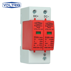 DC SPD 1P 2P 3P 4P 60KA 40KA 385V อุปกรณ์ป้องกันไฟกระชากฟ้าผ่าในบ้านอุปกรณ์ป้องกันแรงดันต่ำ30KA 20KA - Product Image 1
