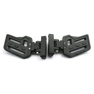 Pièces détachées pour trottinette électrique en alliage d'aluminium, plateforme durable, repose-pieds noirs pour trottinette électrique Geofought M5 - Product Image 4
