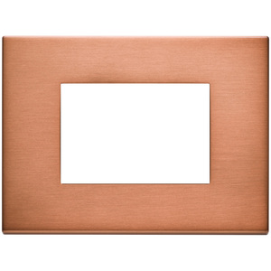 Placa de puerta de cobre cepillado de 12.7 x 9.3 cm y 1.6 cm de grosor - Product Image 1