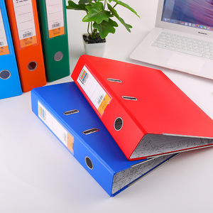 Giảm Giá Sốc Hộp Đựng Dữ Liệu Tài Liệu Kích Thước A4/FC Bìa Cứng Đựng Hồ Sơ Văn Phòng Có Cần Gạt Bìa Cứng Bằng Nhựa PVC - Product Image 6