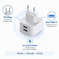 EU-Stecker 15W PD Schnellladegerät Feuerfester Laptop & Handy USB-C Wandadapter mit OTP-Schutz für Elektronische Geräte