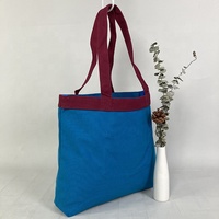 Bolsa de algodón de estilo bohemio para compras, bolsa de algodón de pedido bajo