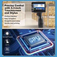 Imprimante portable à jet d'encre WISEPRINT TIJ Easy Carry pour étiquettes, codes-barres, codes QR, données variables, cartes, Flex WP-HP254