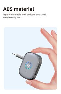 Récepteur audio <span class=keywords><strong>Bluetooth</strong></span> 5.3 AUX <span class=keywords><strong>Jack</strong></span> 3.5mm Adaptateur audio stéréo sans fil avec microphone pour voiture - Product Image 4