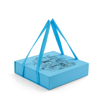 Boîte d'emballage pour sushi en papier rigide magnétique de luxe personnalisée à emporter pour cadeau