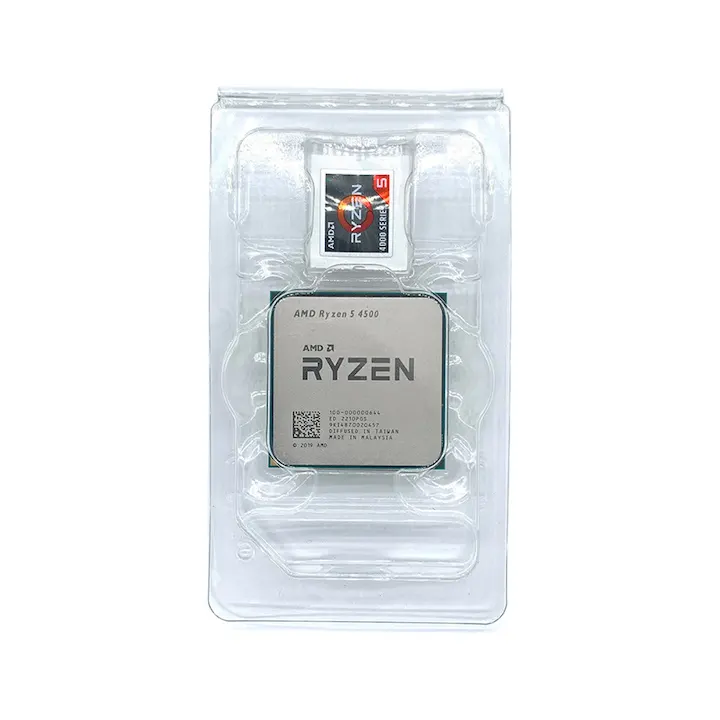 AMD ry'zen 5 4500 R5 4500 3.6 GHz 6-Core 12-Thread CPU Bộ vi xử lý 7nm L3 = 8m 100-000000644 ổ cắm AM4 không có quạt