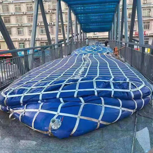 Nouvelle cuve souple en PVC pour stockage d'<span class=keywords><strong>eau</strong></span> 9000L avec bandes de renforcement, résistante aux UV et à la moisissure, pour préchargement de ponts - Product Image 2